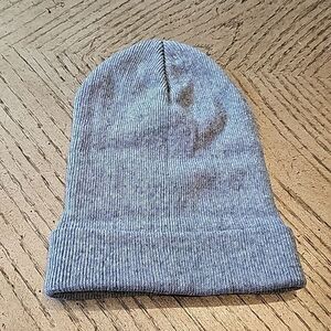 Gray beanie unisex NWOT